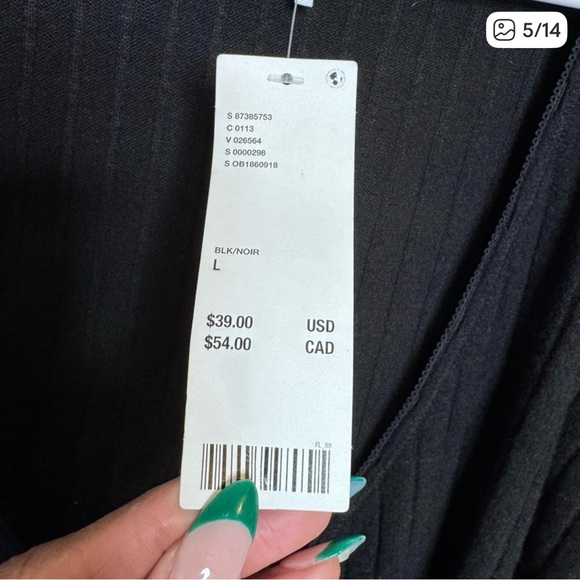 Urban Outfitters x Out From Under Lila Brushed Rib Wrap Top - Picture 3 of 3